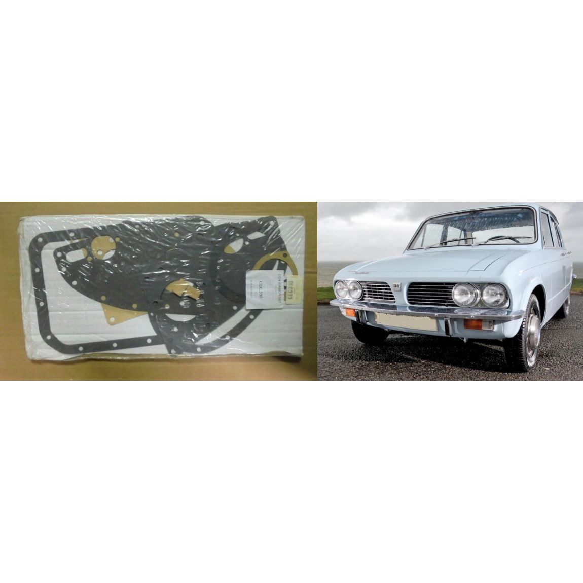 SUMP GASKET ENGINE SET (Triumph 1500 RWD Saloon) (1973- 76)
